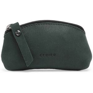 Porte-monnaie S Etincelle Nubuck Cuir Etrier Vert