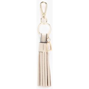 Porte-clefs Tradition Cuir Etrier Beige