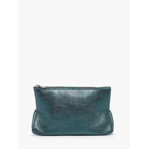 Trousse Cuir Etincelle Irisee Etrier Bleu