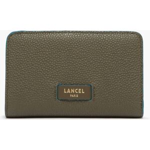 Portefeuille Rectangulaire Zippe Ninon Cuir Lancel Vert