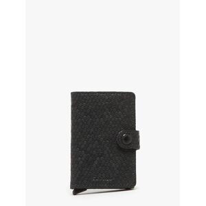 Mini Porte-cartes Hexagon Cuir Secrid Noir