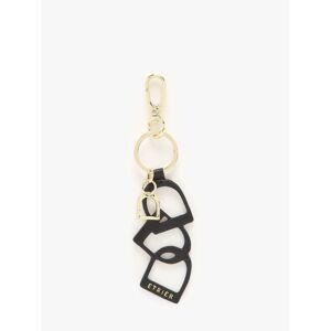 Porte-clefs Tradition Cuir Etrier Noir