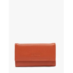 Porte-clefs Cuir Hexagona Orange