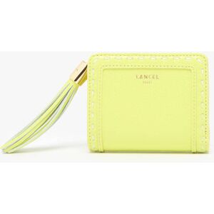 Portefeuille Compact Premier Flirt Cuir Lancel Jaune - Publicité