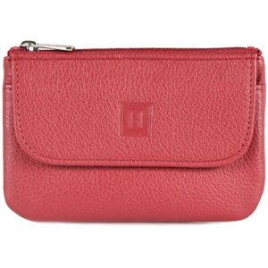 Porte-clefs Cuir Hexagona Rouge