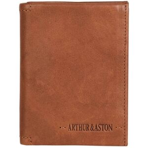 Portefeuille Arthur Cuir Arthur & Aston Marron