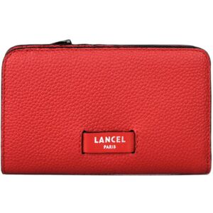 Portefeuille Rectangulaire Zippe Ninon Cuir Lancel Rouge