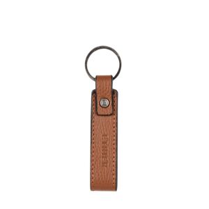 Porte-clefs Flandres Cuir Etrier Marron