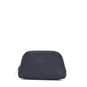 Trousse Zippee Cuir Nathan Baume Bleu