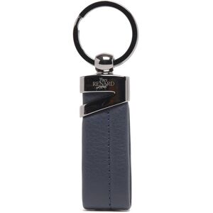 Porte-clefs Cuir Yves Renard Bleu