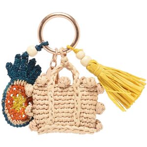 Porte-clefs Ananas Raphia Vanessa Bruno Multicolore