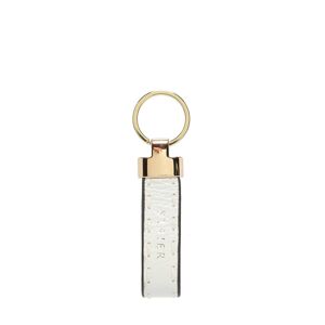 Porte-clefs Tradition Cuir Etrier Blanc