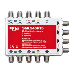 Fte Multiswitch en cascade FTE 5 IN et 4 DERIVATIVES 15 db SML545P15