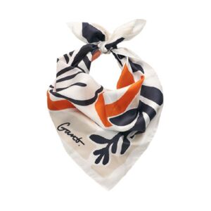 Gant pour femme. 4920210 Foulard en soie imprimé palmier multicolore (OSFA), Casuel, Fête - Publicité