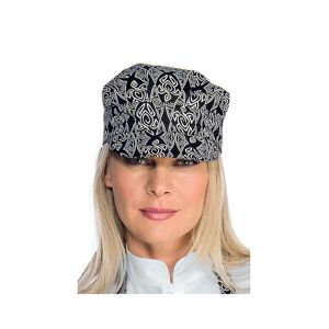 ISACCO Casquette serveur sam  noir blanc