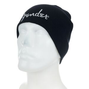 Fender Beanie Noir avec logo Fender blanc