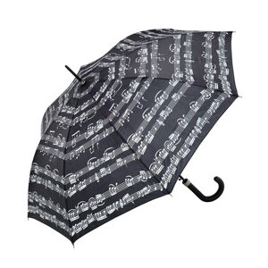 Anka Verlag Stick Umbrella Black Noir avec notes blanches - Publicité