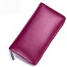 Rose Purple -Weststream ? Sac En Cuir Pour Hommes Et Femmes, Organiseur De Grande Capacité, Porte Passeport De Vo