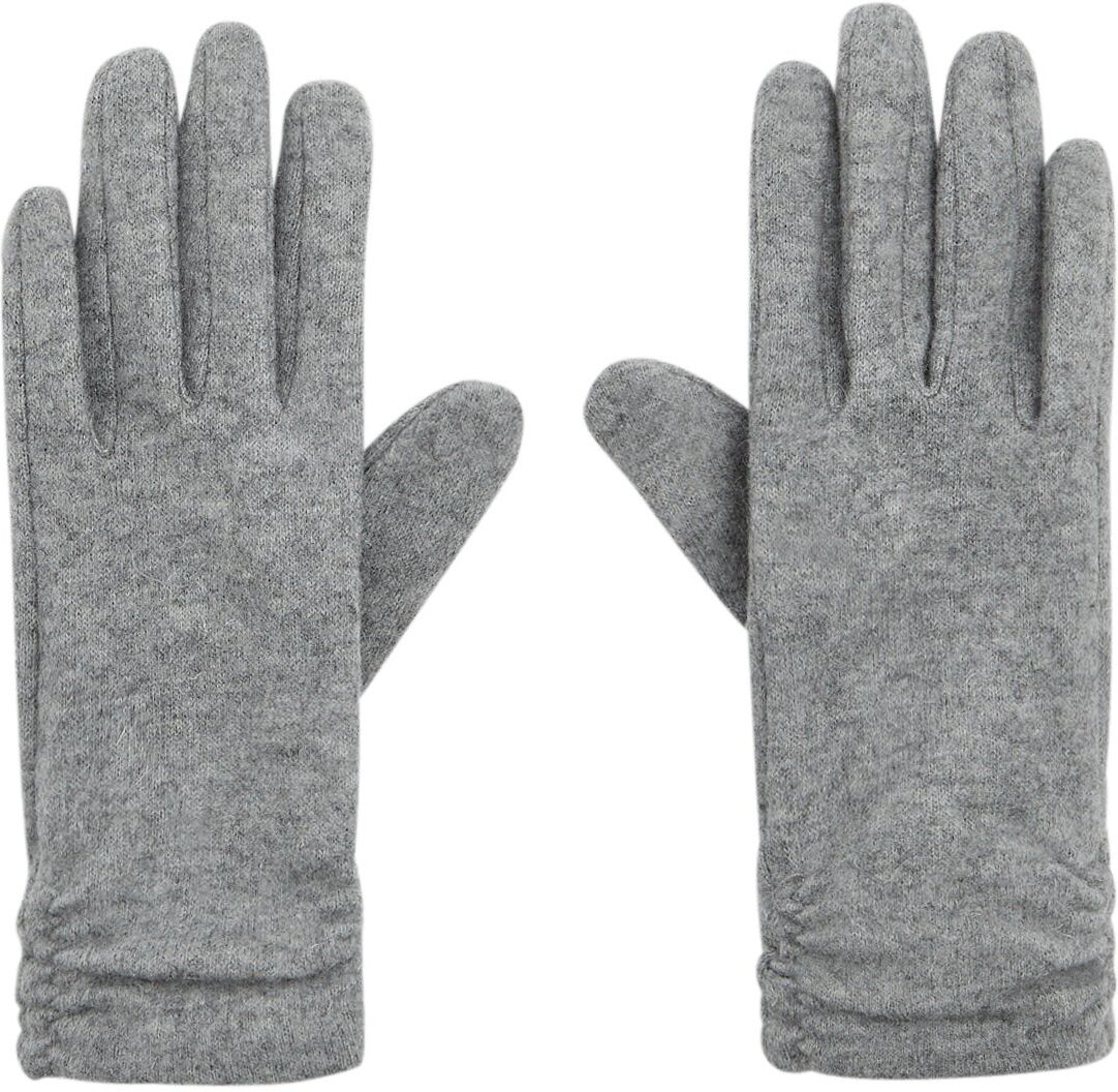 Promod Gants en tricot Femme Gris clair L