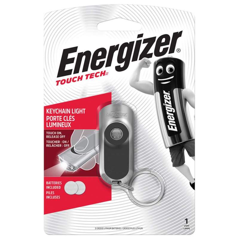 Torche Energizer KeyChain Light Touch Tech avec 2 piles CR2032