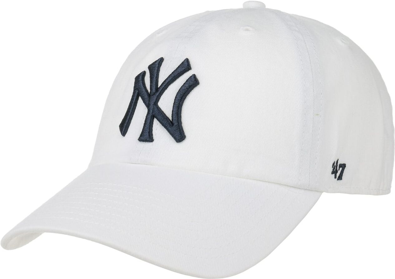 Casquette Yankees CleanUp by 47 Brand blanc-bleu foncé One Size Unisex