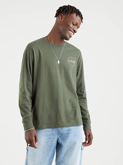 Levi's Relaxed Graphic Tee - Homme - Vert / Deep Depths