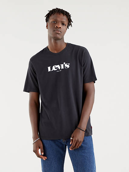 Levi's Relaxed Fit Tee - Homme - Noir / Caviar