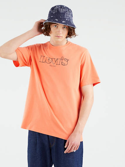 Levi's Relaxed Fit Tee - Homme - Rouge / Coral Quartz