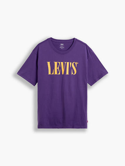 Levi's Relaxed Fit Tee - Homme - Bleu / Loganberry