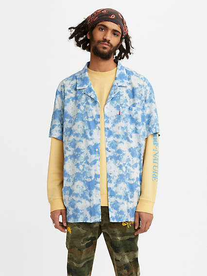 Levi's Classic Camper Shirt - Homme - Bleu / Crystal Blue