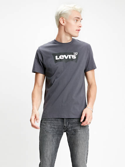 Levi's Housemark Graphic Tee - Homme - Noir / Forge Iron