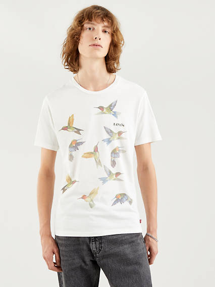 Levi's Graphic Tee - Homme - Neutral / Marshmallow