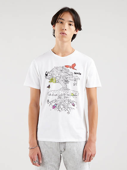 Levi's Graphic Tee - Homme - Neutral / Jungle White