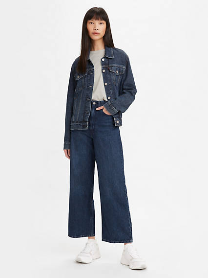 Levi's WellThread High Loose Jeans - Femme - Indigo fonc / Sequoia Sun