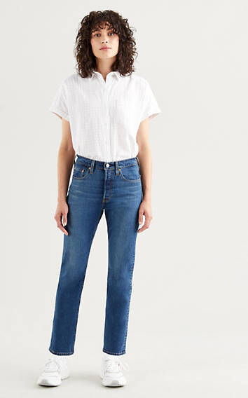 Levi's 501 Levi's Crop Jeans - Femme - Indigo fonc / Charleston Outlasted