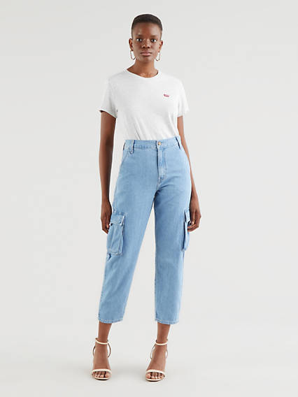 Levi's Loose Cargo - Femme - Indigo moyen / Stay Cool