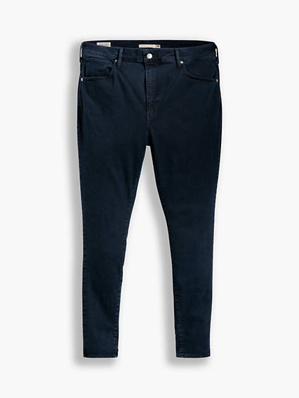 Levi's Mile High Super Skinny Jeans (Plus) - Femme - Noir / Bruised Heart