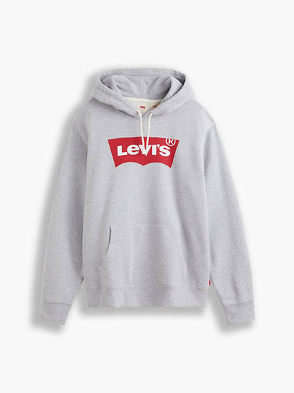 Levi's Standard Graphic Hoodie - Homme - Rouge / Heather Grey