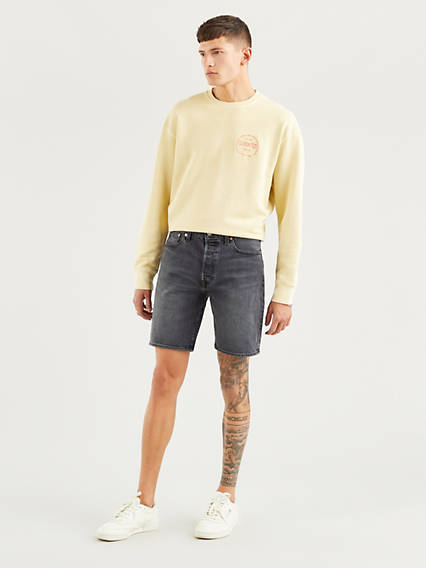 Levi's Relaxed Graphic Crew Neck Sweatshirt - Homme - Orange / Golden Haze