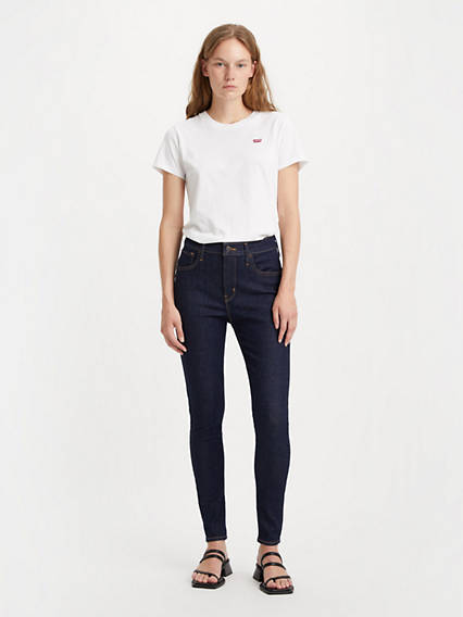 Levi's 720 High Rise Super Skinny Jeans - Femme - Indigo fonc / Deep Serenity