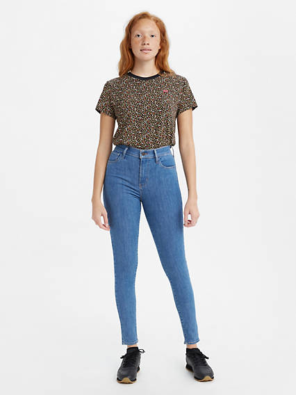 Levi's 720 High Rise Super Skinny Jeans - Femme - Indigo moyen / Eclipse