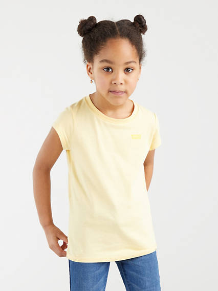 Levi's Kids Batwing Tee - Femme - Jaune / Golden Haze