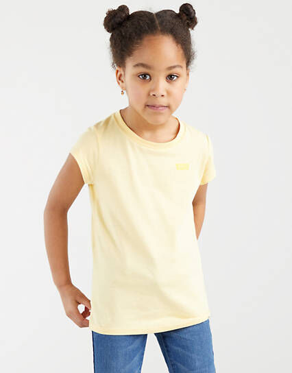 Levi's Kids Batwing Tee - Femme - Jaune / Golden Haze