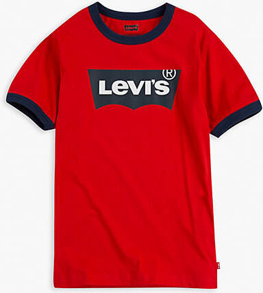 Levi's Teenager Batwing Ringer Tee - Homme - Rouge / Super Red