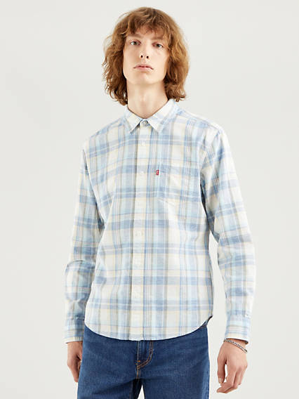 Levi's Sunset Standard Shirt - Homme - Bleu / Star Sapphire