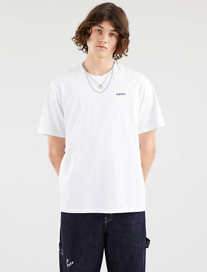 Levi's Relaxed Fit Tee - Homme - Neutral / Bright White