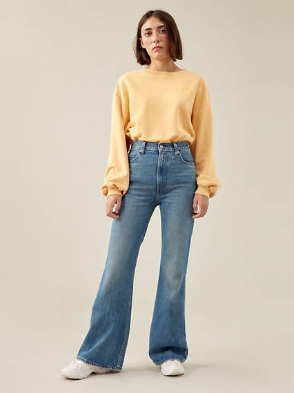 Levi's 70's High Flare Jeans - Femme - Indigo moyen / At The Ready