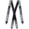 Mons Royale Afterbang Suspenders Black White One Size  - Black White - Unisex