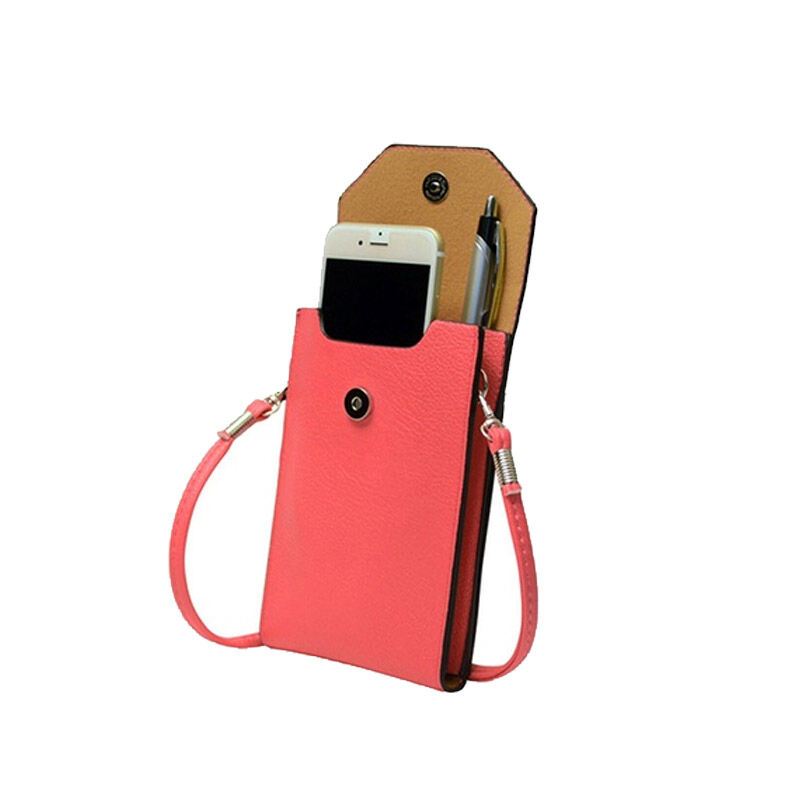 SPM Τσάντα - Θήκη Κινητού Cross Body Χρώματος Ροζ SPM PhonePurse-Pink