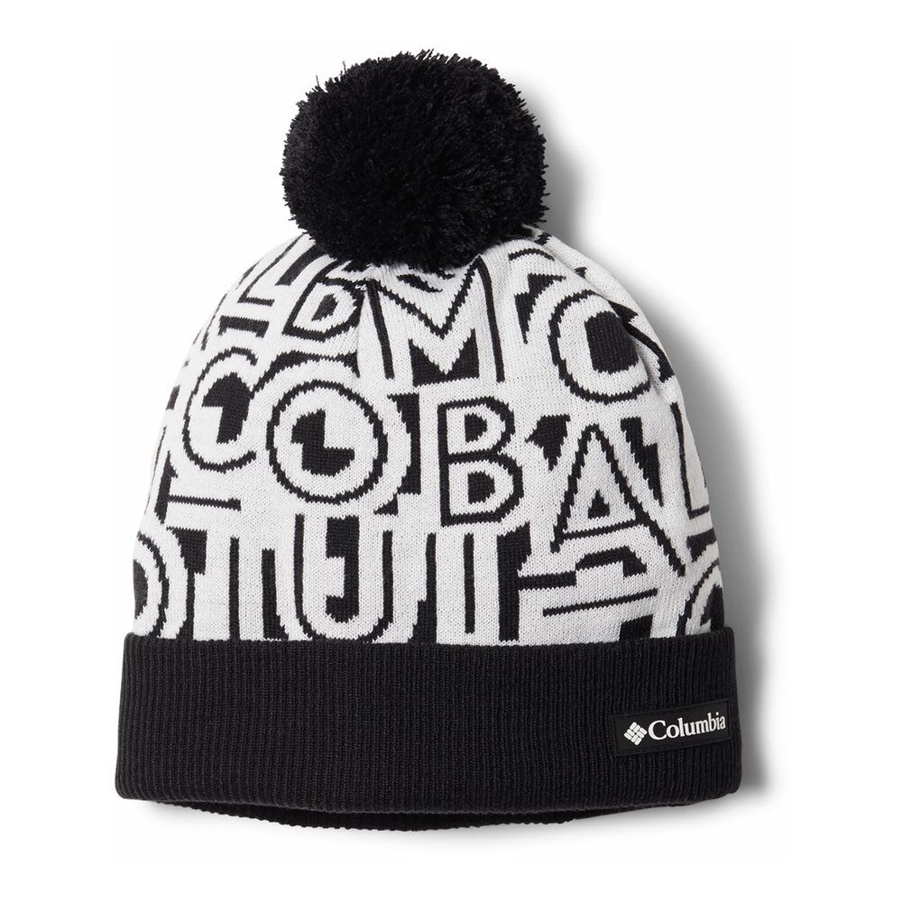 columbia unisex σκούφος polar powder™  - black-whit